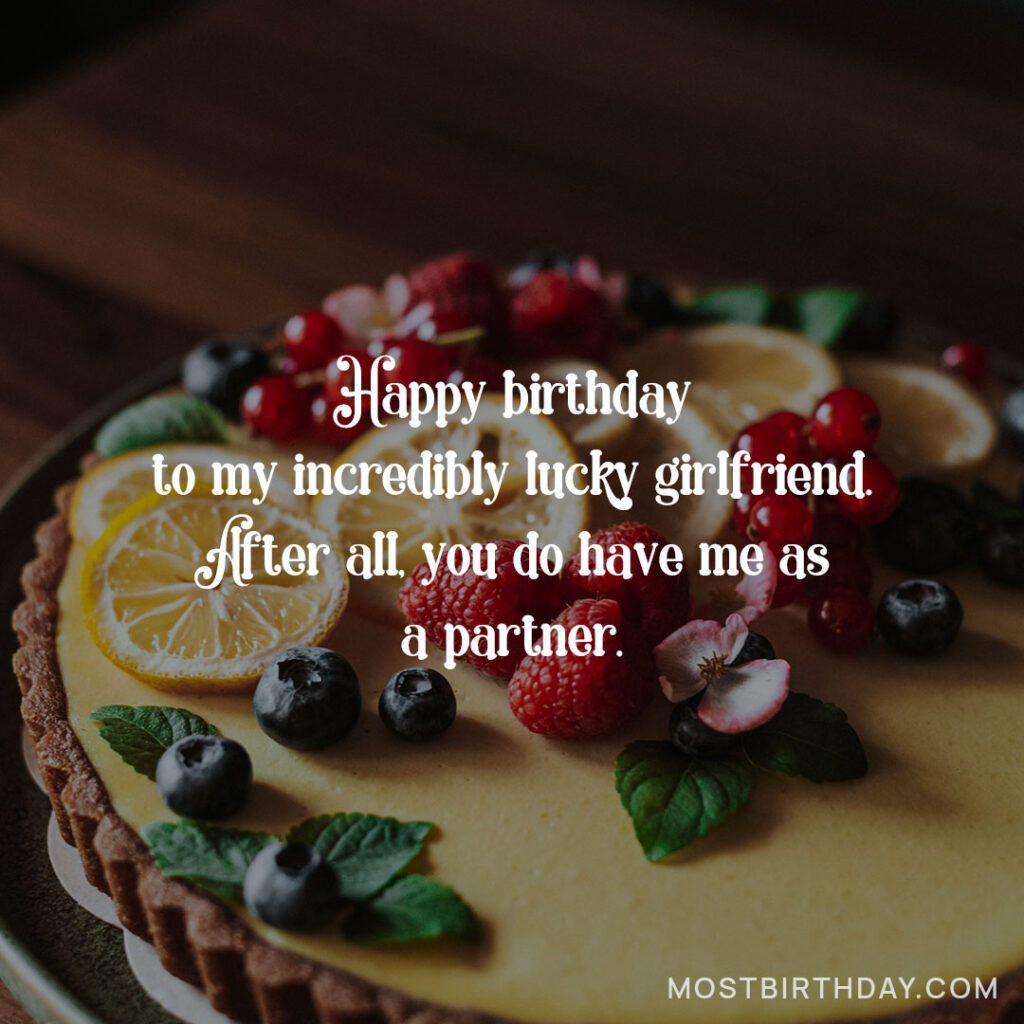Happy Birthday, My Dear Girlfriend!