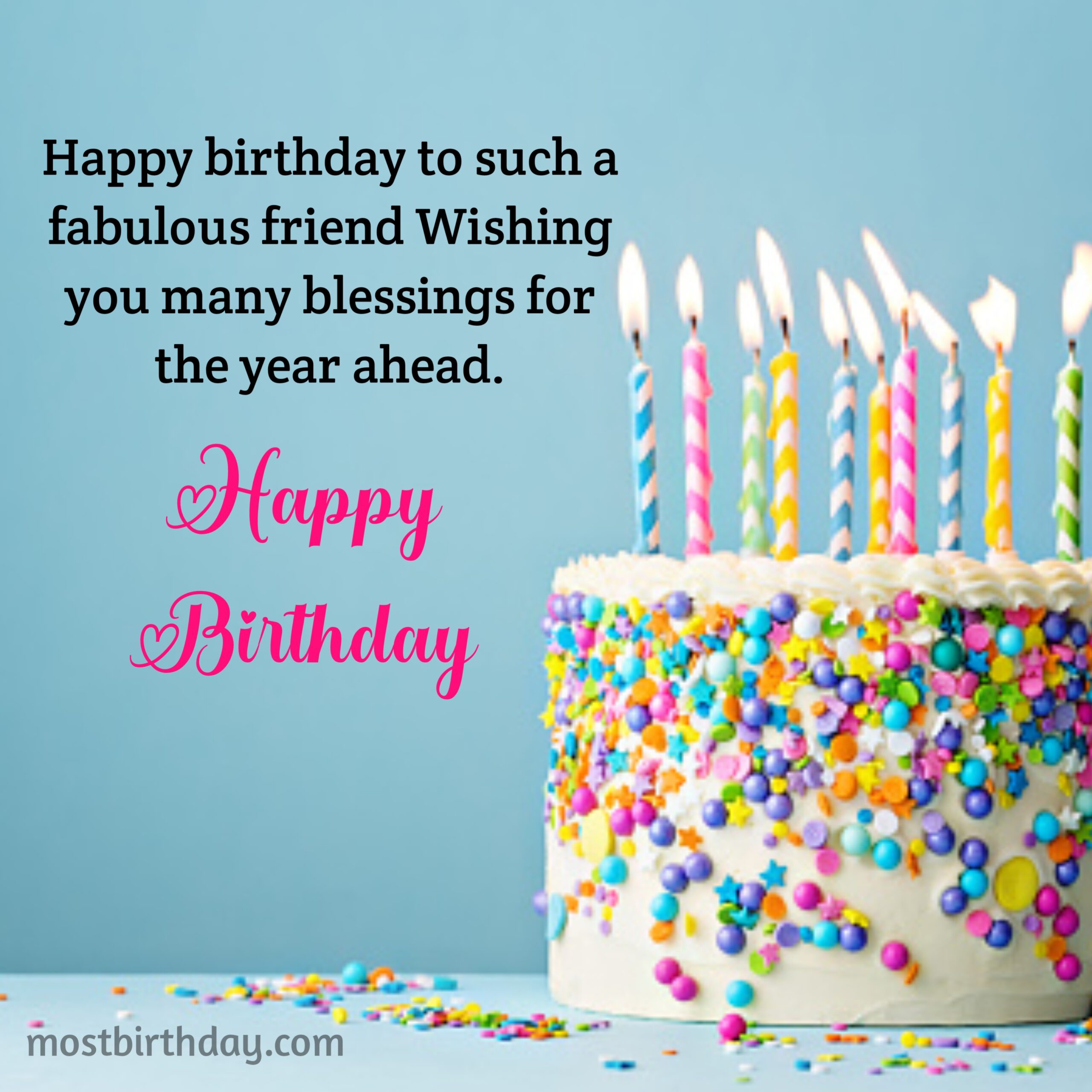 Celebrating Your Special Day, Friend: Happy Birthday - mostbirthday