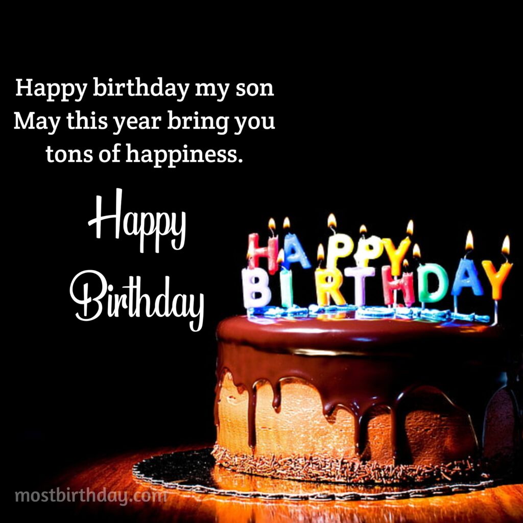 Birthday Love and Best Wishes for My Amazing Son